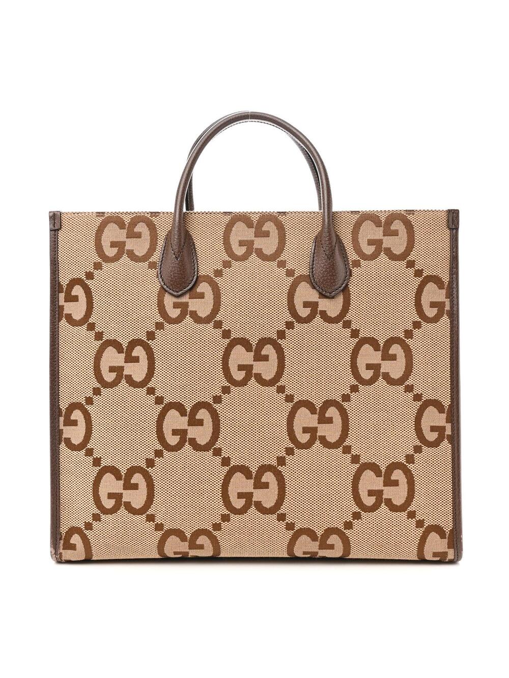 Gucci Jumbo Gg Textured Dollar Calfskin #343834G13B